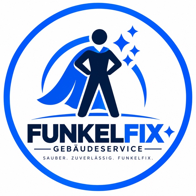 Logo FunkelFix Gebäudeservice – Sauber. Zuverlässig. FunkelFix.